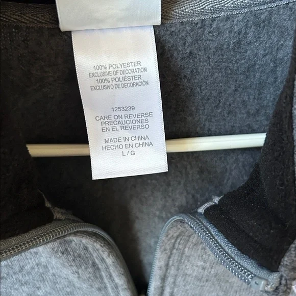 NHL Team Sweater/Jacket Full Zip San Jose Sharks Fleece Embroidered Logo Men’s L - Picture 6 of 8